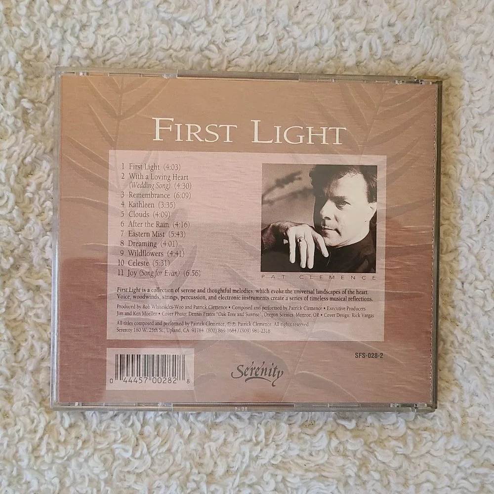 4/$15 Pat Clemence "First Light" CD - Picture 2 of 2